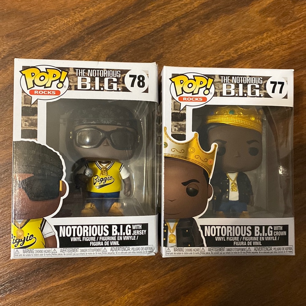 The Notorious B.I.G. Biggie Funko Pop Figures